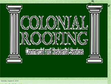 Tablet Screenshot of colonialroofing.blogspot.com