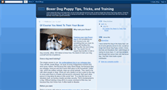 Desktop Screenshot of boxer-dog-puppy-boxerdog.blogspot.com