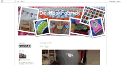 Desktop Screenshot of dehaakfabriek.blogspot.com