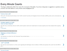 Tablet Screenshot of everyminutecountsblog.blogspot.com