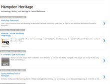 Tablet Screenshot of hampdenheritage.blogspot.com