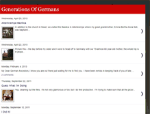 Tablet Screenshot of generationsofgermans.blogspot.com