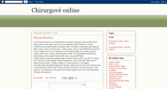 Desktop Screenshot of chirurgoveonline.blogspot.com