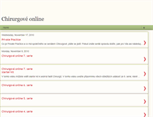 Tablet Screenshot of chirurgoveonline.blogspot.com