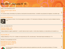 Tablet Screenshot of escuela15de5-2010.blogspot.com