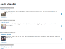 Tablet Screenshot of mariauleander.blogspot.com