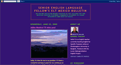 Desktop Screenshot of eltmexicofellowbulletin.blogspot.com