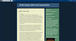 Desktop Screenshot of crisisclass.blogspot.com