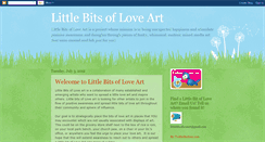 Desktop Screenshot of littlebitsofloveart.blogspot.com