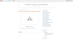 Desktop Screenshot of goodlifecloth.blogspot.com