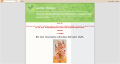 Desktop Screenshot of jyotish-remediesastroblog.blogspot.com