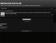 Tablet Screenshot of mediacionedomex.blogspot.com