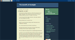 Desktop Screenshot of benefitofhindsight.blogspot.com