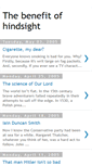 Mobile Screenshot of benefitofhindsight.blogspot.com
