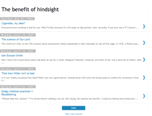 Tablet Screenshot of benefitofhindsight.blogspot.com