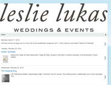 Tablet Screenshot of leslielukas.blogspot.com
