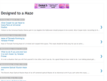 Tablet Screenshot of designed-to-a-maze.blogspot.com