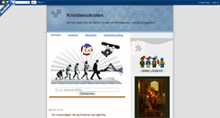 Desktop Screenshot of kristdemokraten.blogspot.com