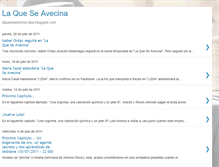 Tablet Screenshot of laqueseavecina-lqsa.blogspot.com