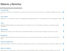 Tablet Screenshot of deberesyderechosb.blogspot.com
