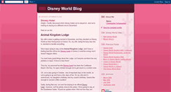 Desktop Screenshot of disneyworldblog.blogspot.com