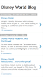 Mobile Screenshot of disneyworldblog.blogspot.com