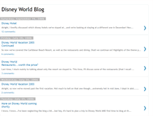 Tablet Screenshot of disneyworldblog.blogspot.com
