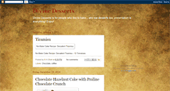 Desktop Screenshot of divinedivinedesserts.blogspot.com