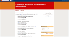 Desktop Screenshot of hoerbuecherkostenlos.blogspot.com