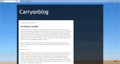 Desktop Screenshot of carryonblog.blogspot.com
