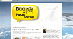 Desktop Screenshot of blogdopauloafonso.blogspot.com