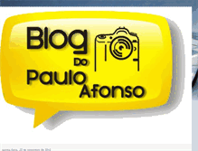Tablet Screenshot of blogdopauloafonso.blogspot.com