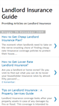 Mobile Screenshot of landlord-insurances.blogspot.com