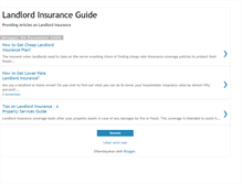 Tablet Screenshot of landlord-insurances.blogspot.com