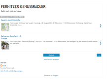 Tablet Screenshot of genussradler.blogspot.com