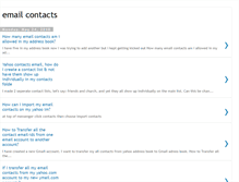 Tablet Screenshot of email-contacts2.blogspot.com
