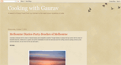 Desktop Screenshot of cookingwithgaurav.blogspot.com