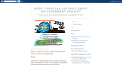 Desktop Screenshot of pop-khipu-project.blogspot.com