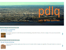 Tablet Screenshot of paisdelosquilmes.blogspot.com