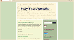 Desktop Screenshot of pollyvousfrancais.blogspot.com