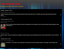Tablet Screenshot of infomenarikanda.blogspot.com