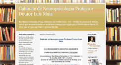 Desktop Screenshot of gabinetedeneuropsicologialuismaia.blogspot.com