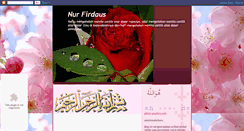 Desktop Screenshot of nurfirdaus.blogspot.com