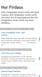 Mobile Screenshot of nurfirdaus.blogspot.com