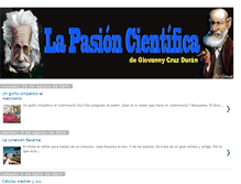 Tablet Screenshot of lapasioncientifica.blogspot.com