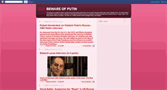 Desktop Screenshot of bewareofputin.blogspot.com
