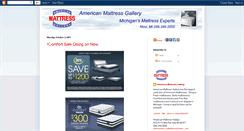 Desktop Screenshot of americanmattressgallery.blogspot.com