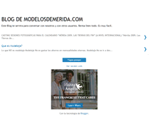 Tablet Screenshot of modelosdemerida.blogspot.com