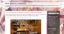 Desktop Screenshot of prixannicklansman.blogspot.com