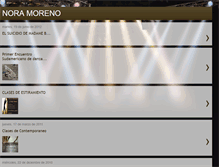 Tablet Screenshot of danza-noramoreno.blogspot.com